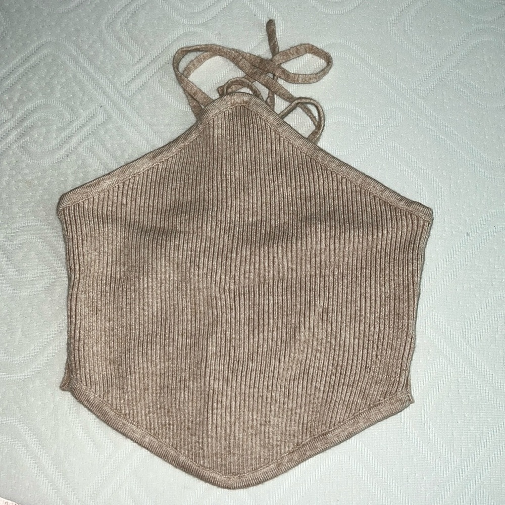 Knit crop top